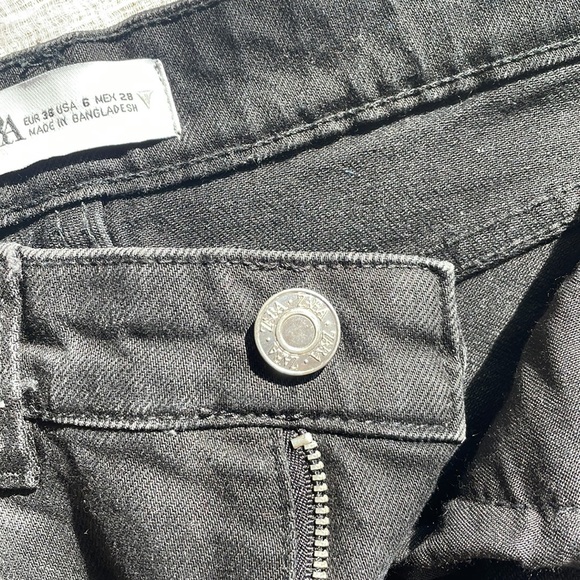 ZARA Black denim jeans - As new - Picture 8 of 8
